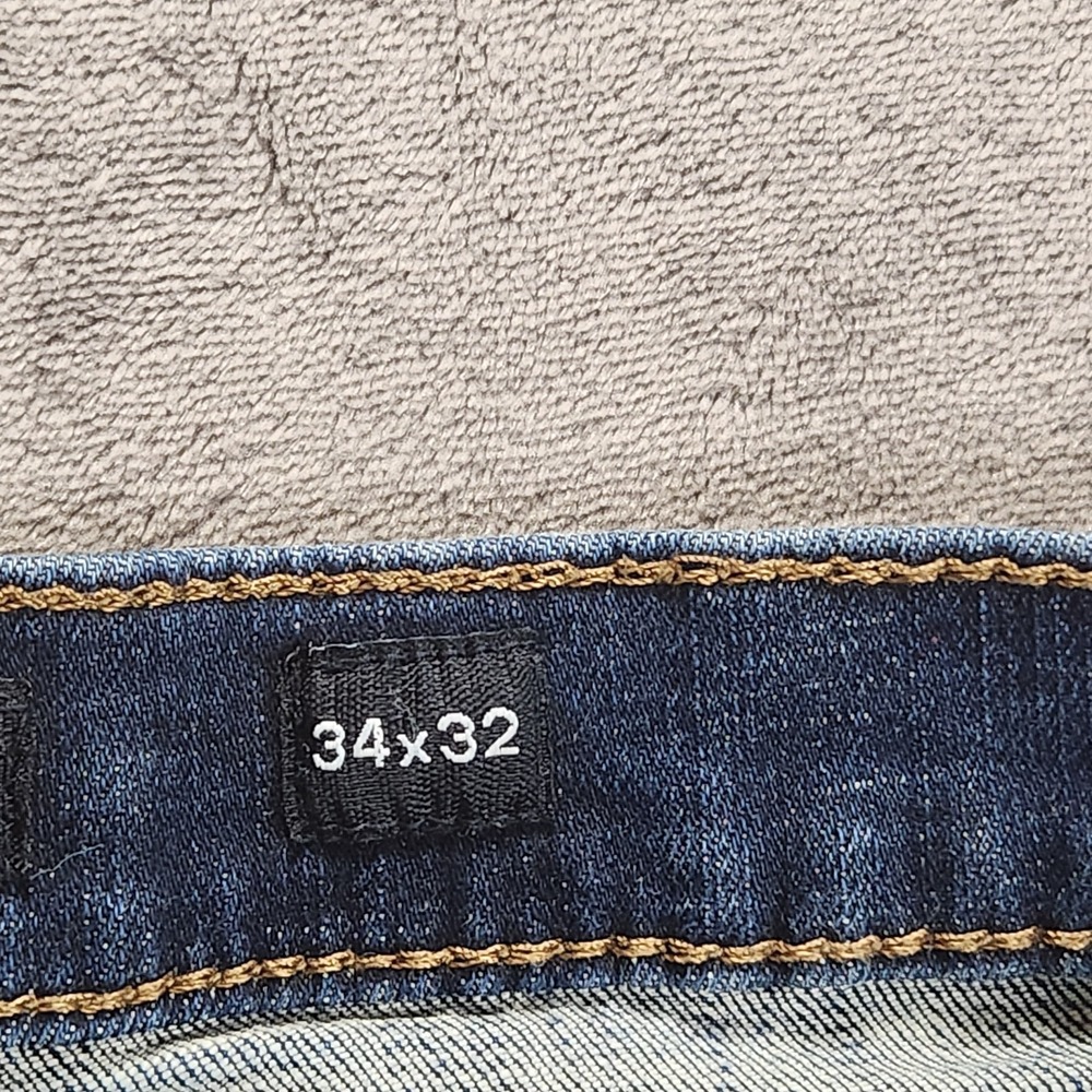 BKE Jeans Mens 34x32 Blue Tyler Bootcut Relaxed Fit Medium Wash Denim - Picture 5 of 9
